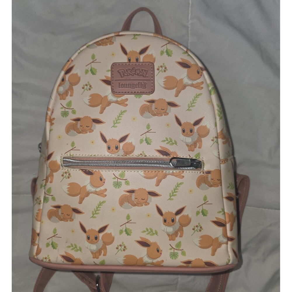 Loungefly Pokemon Eevee mini Backpack bookbag purse tote bag!